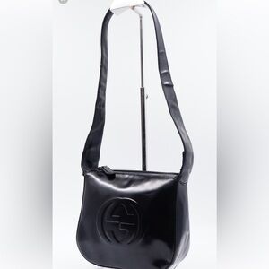 Authentic Gucci patent leather shoulder bag. 20 inches long 8 1/2 inches across